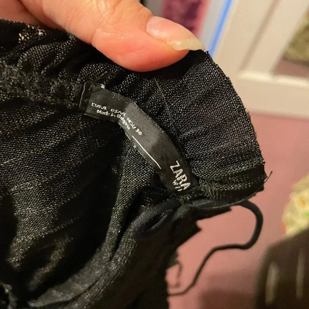 ZARA GEOMETRIC METALLIC DRESS - Image 5