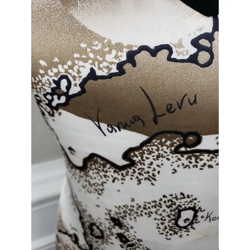 White House Black Market Tank Top Women's XLarge Multicolored V-Neck Reversible - Image 4