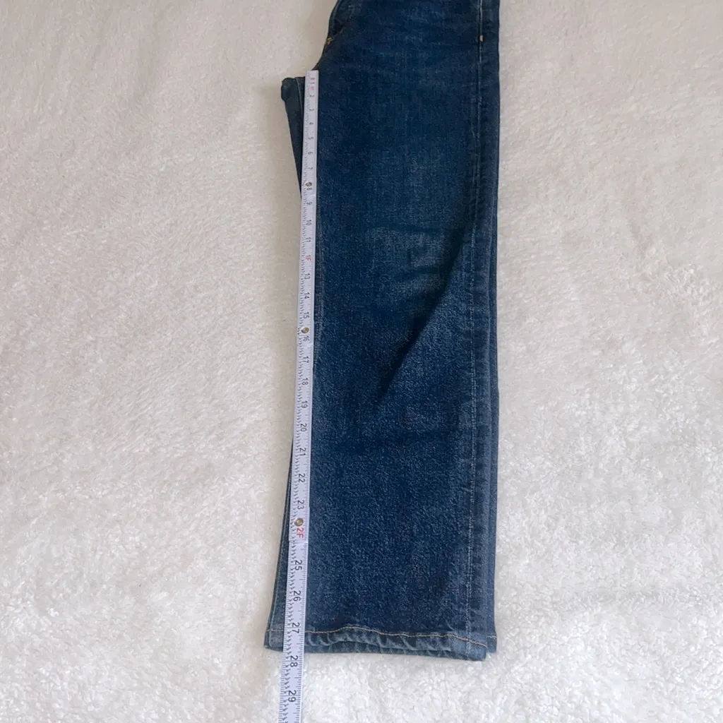 AGOLDE Riley Long High Rise Slim‎ Jeans Dark Wash Size 26 NWOT - Image 7