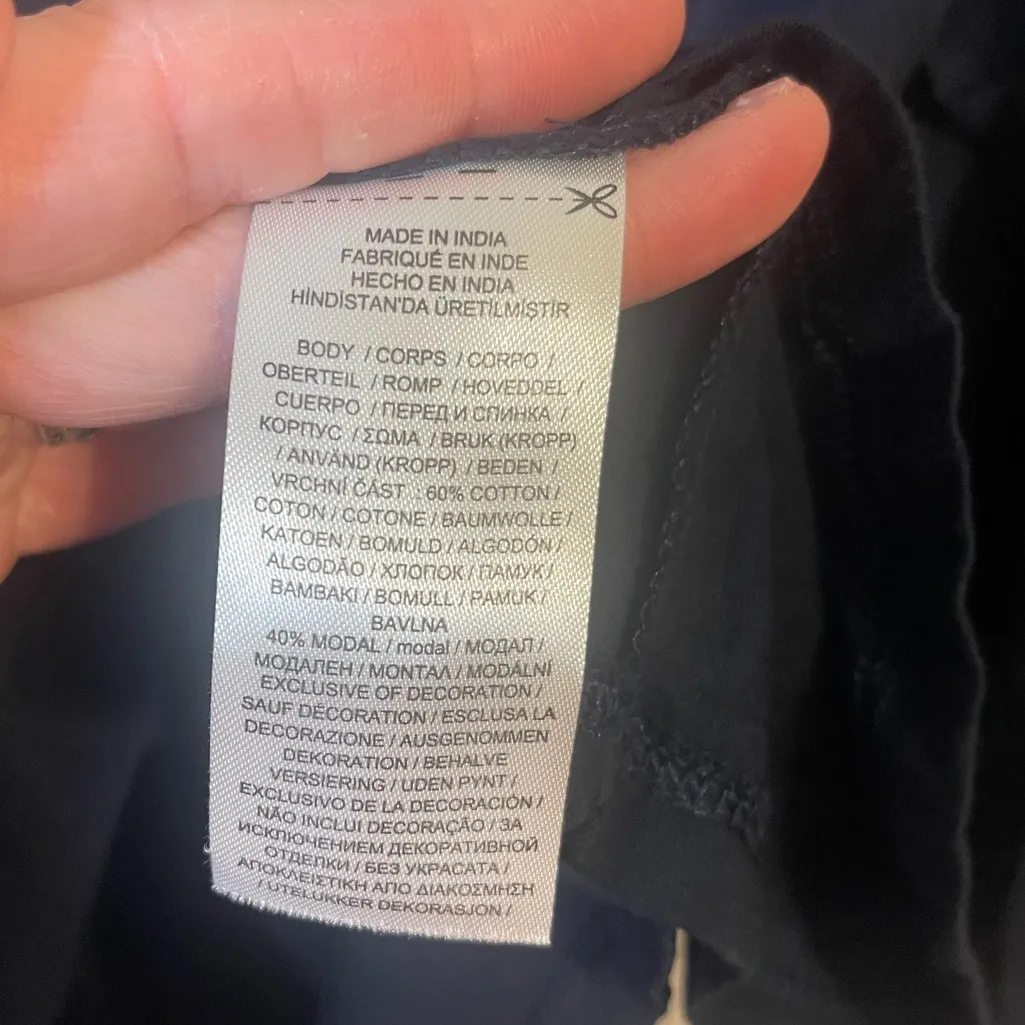 Ralph Lauren Dark Blue Blouse with Bell Sleeves - Image 6