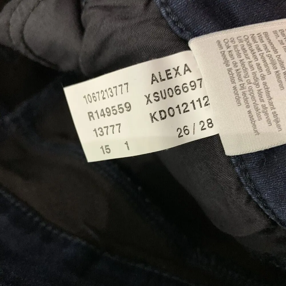 Mavi Alexa Skinny Jeans 26 Blue Midi Rise Stretchy Denim Modern Fit - Image 10