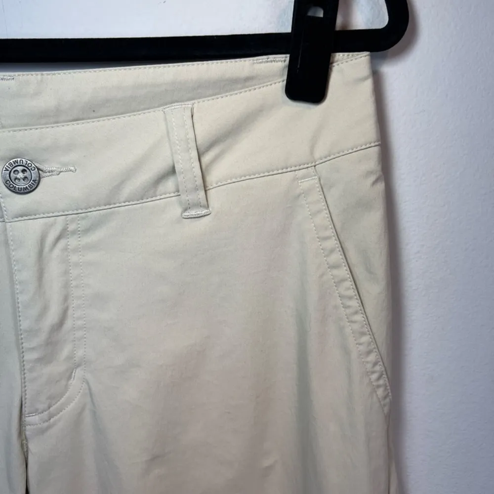 Columbia Women's Mumbai Mover III Pants Beige Omni-Shade Granola Girl Sz 8 Short - Image 4