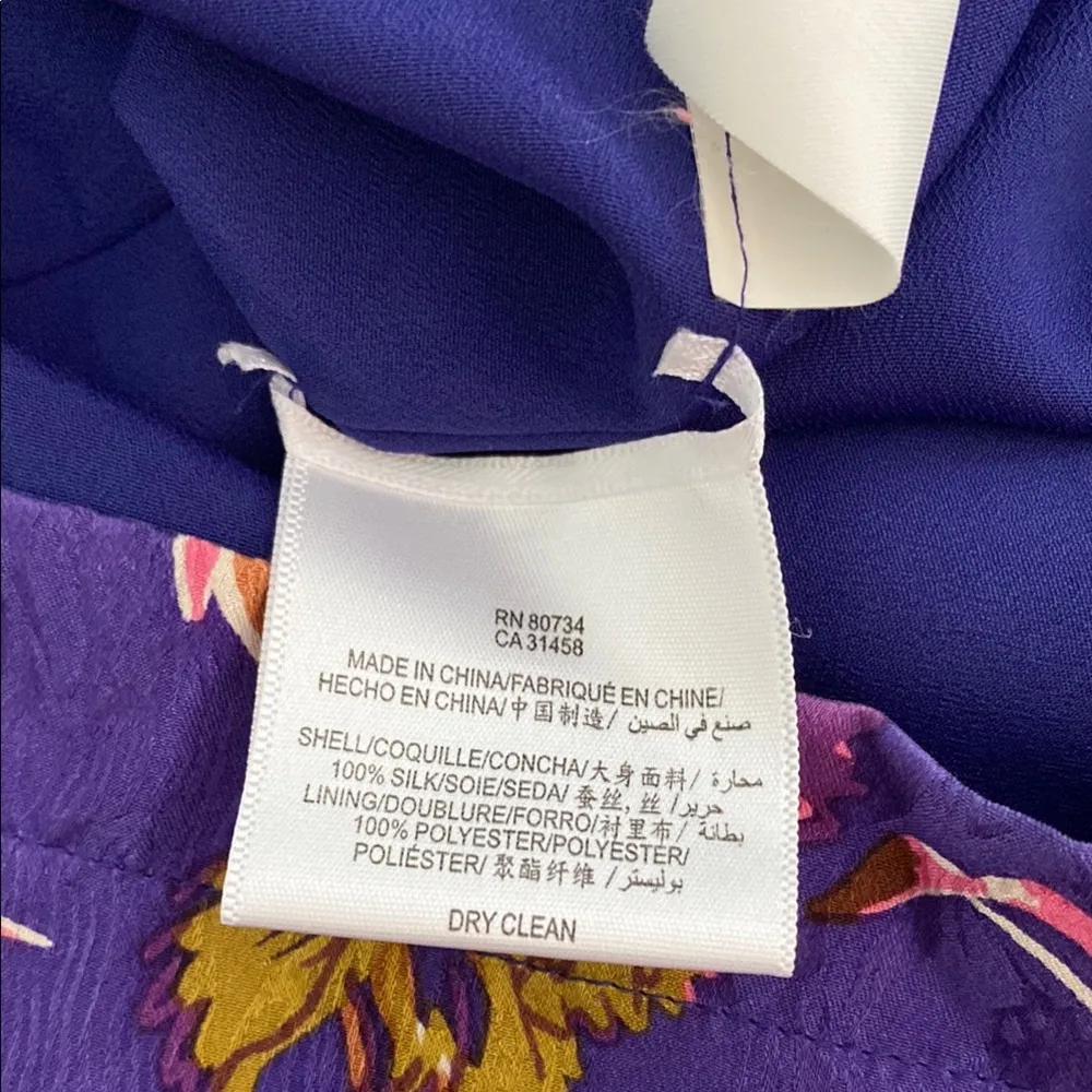 Floral Silk Dress - Image 10