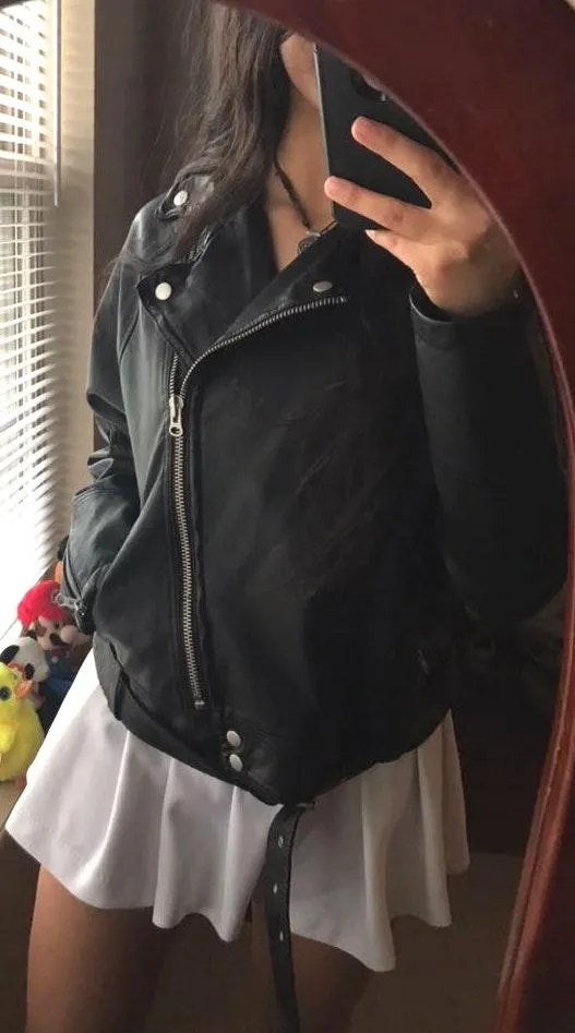 Free People Vegan Leather Jacket - Image 2