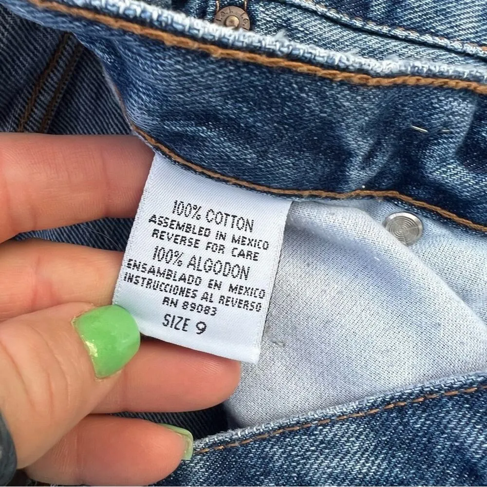Vintage Y2K LEI life energy intelligence low dip flare jeans Size 9 - Image 6