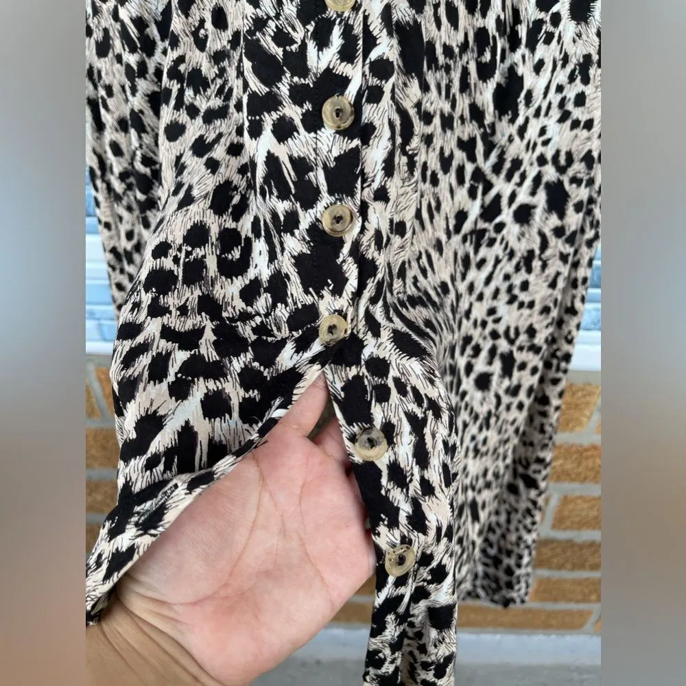 Auguste the label leopard dress size 10 Black - Image 3