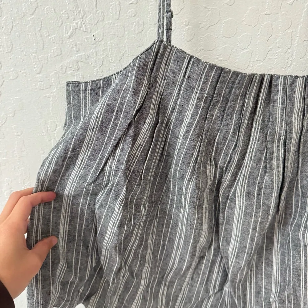Outerknown Tides Tank Gray Strip Adjustable Straps Large - Image 3