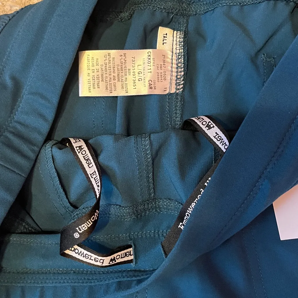 Cherokee iflex Teal Jogger Scrub  Pants - Image 6