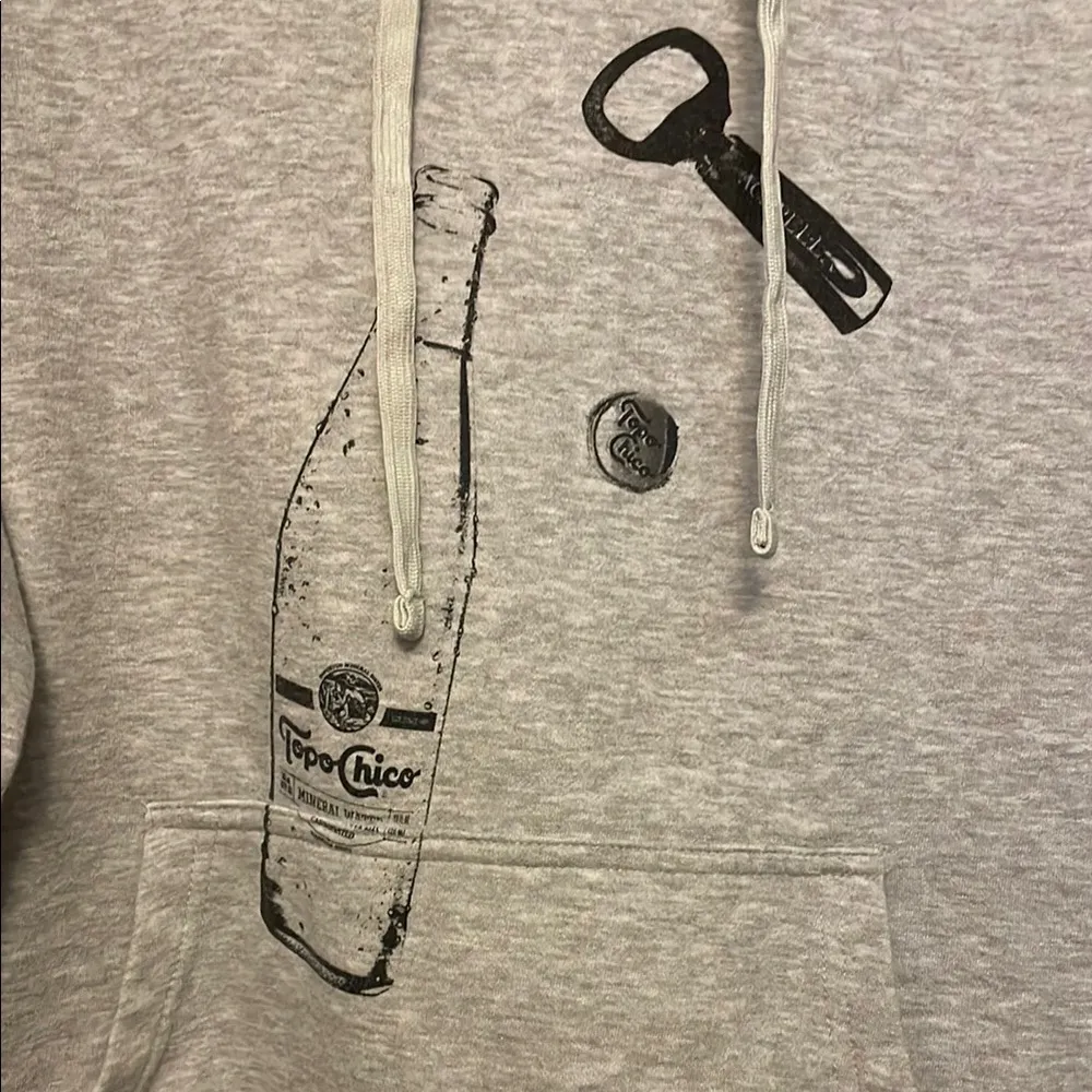 Gray Hoodie with topo Chico Print Size XL - Image 3