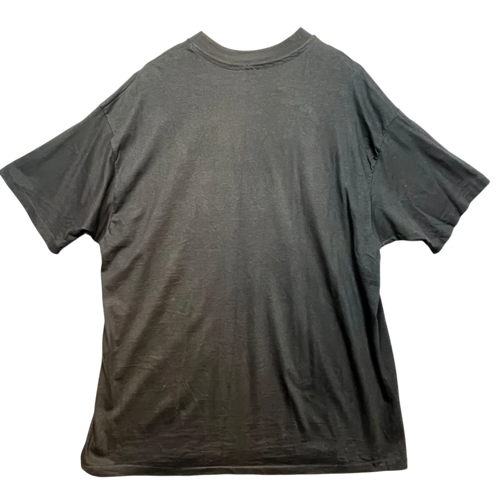 Hanes Vintage Cat Print Black‎ Colorful Animals USA Made 90s Y2K Art T-Shirt XL - Image 3