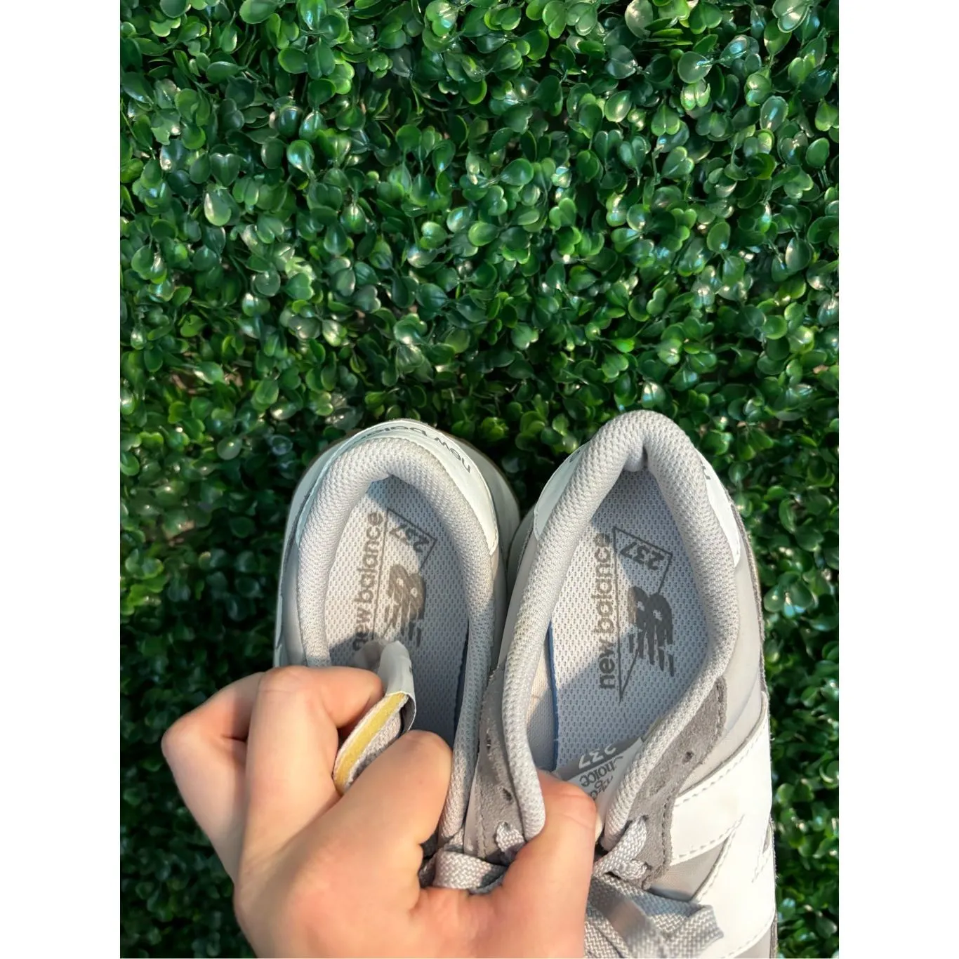 New Balance  Gray and White Athletic Shoes - Image 8