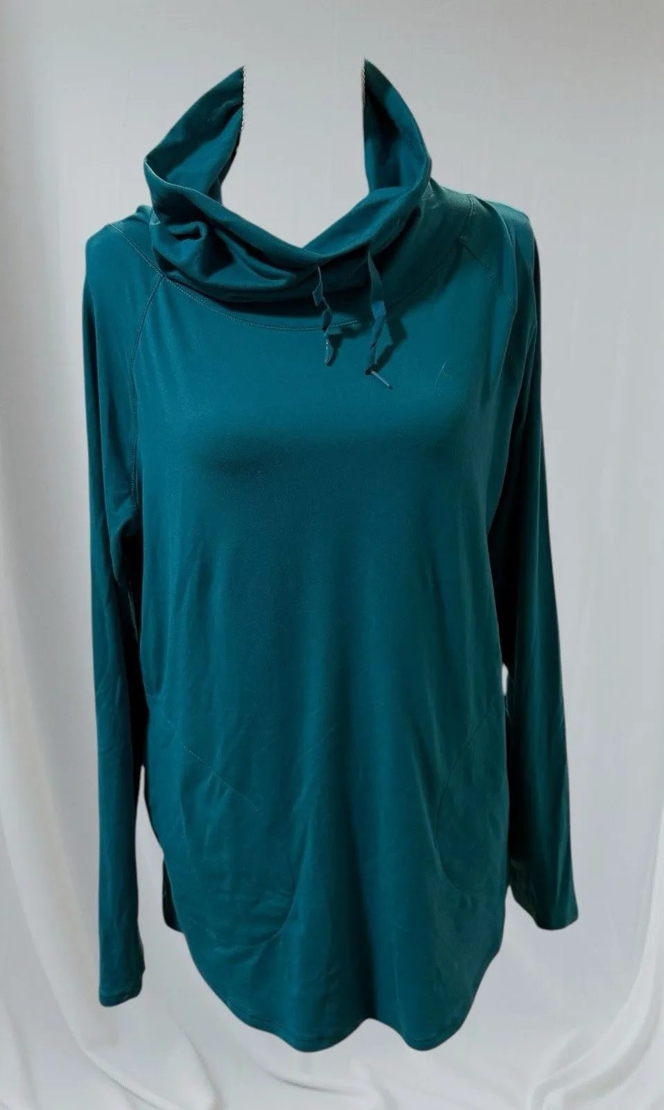 Reel Legends Shirt Womens Long Sleeve Cowl Neck/ turtleneck size M - Image 1