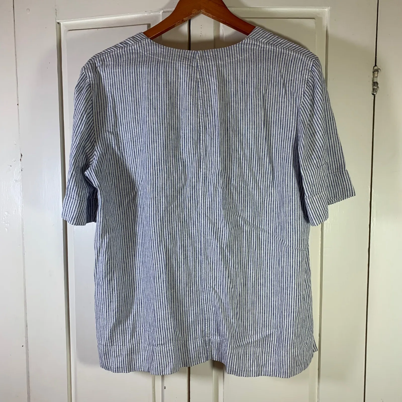 LL Bean Signature Women's Striped V - Image 2