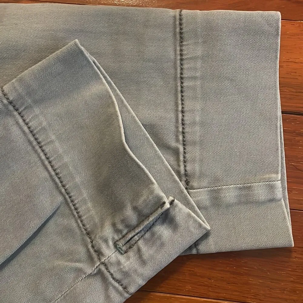 Pilcro and the Letterpress Gray Crop Chino Pants Size 25 Stet Preppy Y2K - Image 5