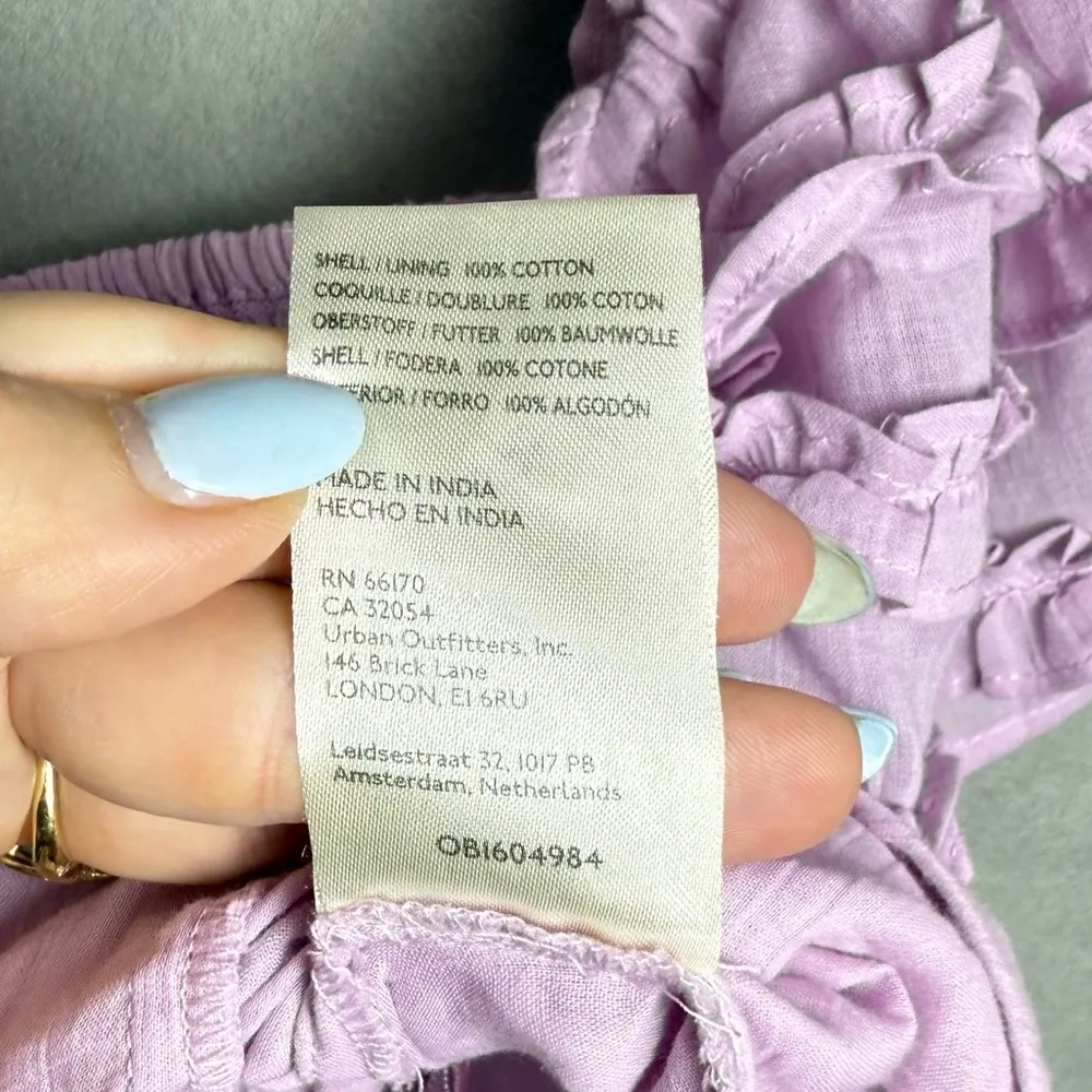 Free People Women’s Thank You Very Sweetly Crop Top in Blush Lilac size L New - Image 6