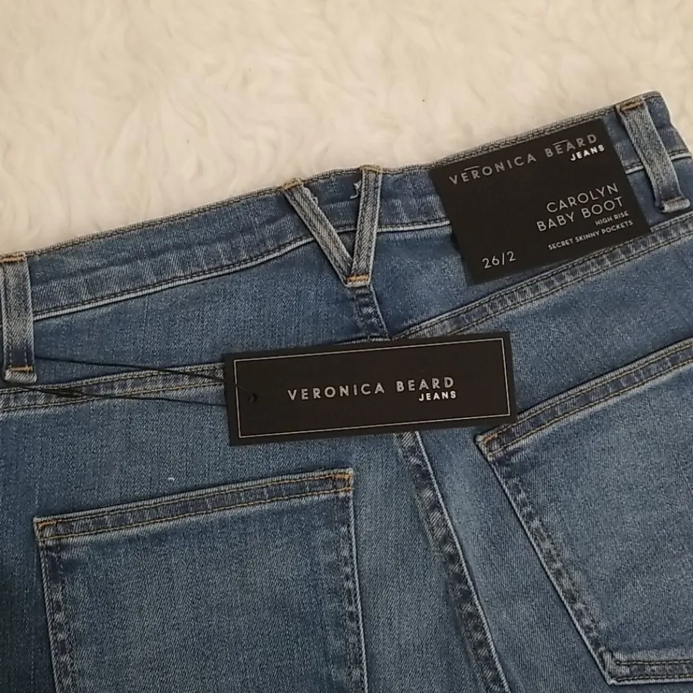 đź’•VERONICA BEARDđź’• Carolyn High-Rise Baby Boot Jeans ~ Pacific Blue 26 NWT - Image 12