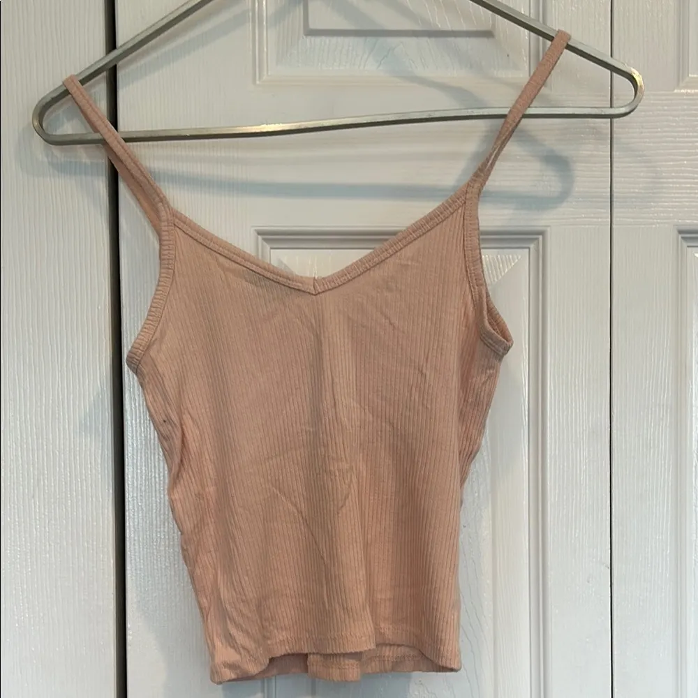 Aeropostale Pink Asymmetrical Fitted Camisole - Image 4
