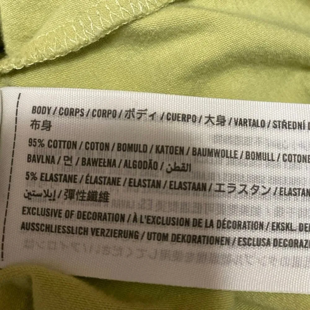 Hollister Women's Green Sleeveless Collared Button Up Shirt Crop Top Size S - Image 4