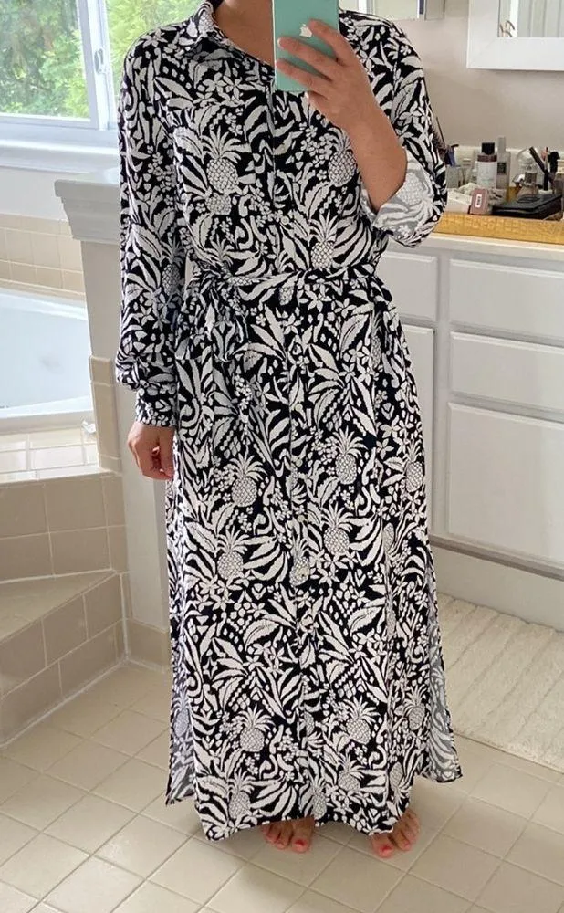 Loft long shirt dress. 4 - Image 5