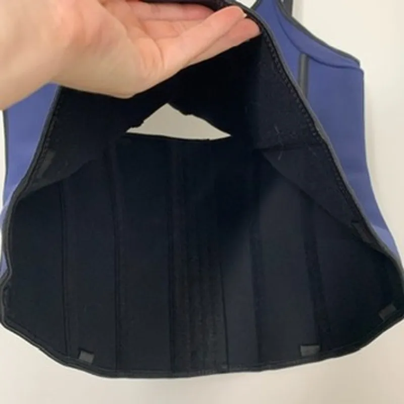 Corset Story Navy Latex Underbust Corset Adjustable Bra Straps Womens New 32" Blue Size undefined - Image 9