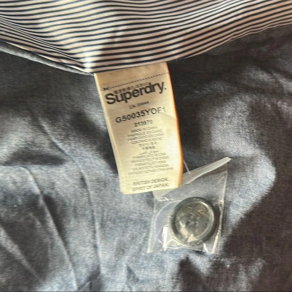 Superdry Classic Beige Trenchcoat Jacket XS - Image 5