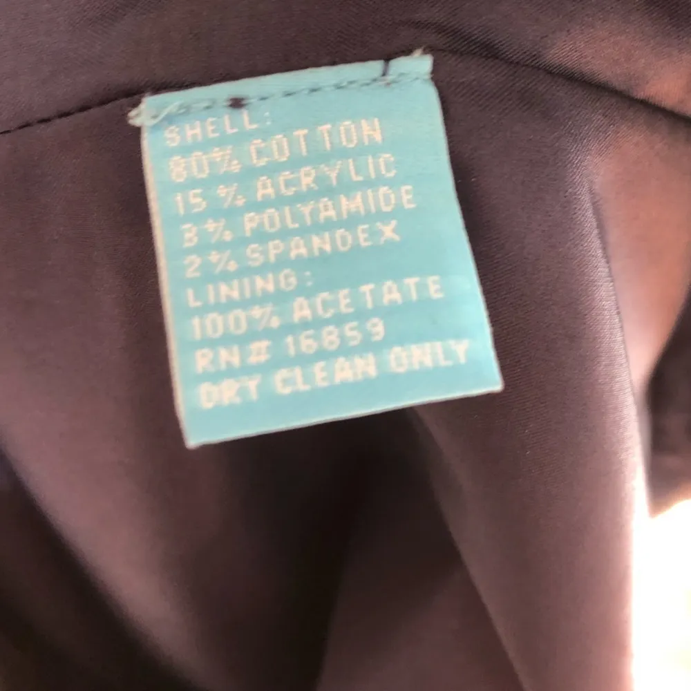 J. McLaughlin Pencil Skirt Tweed Fringe Blue White 2 - Image 5