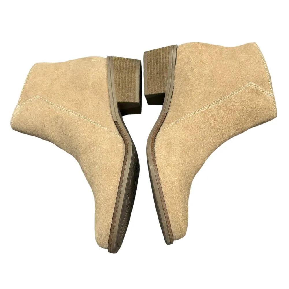 White Mountain Altos Block Heel Suede Bootie - Image 6