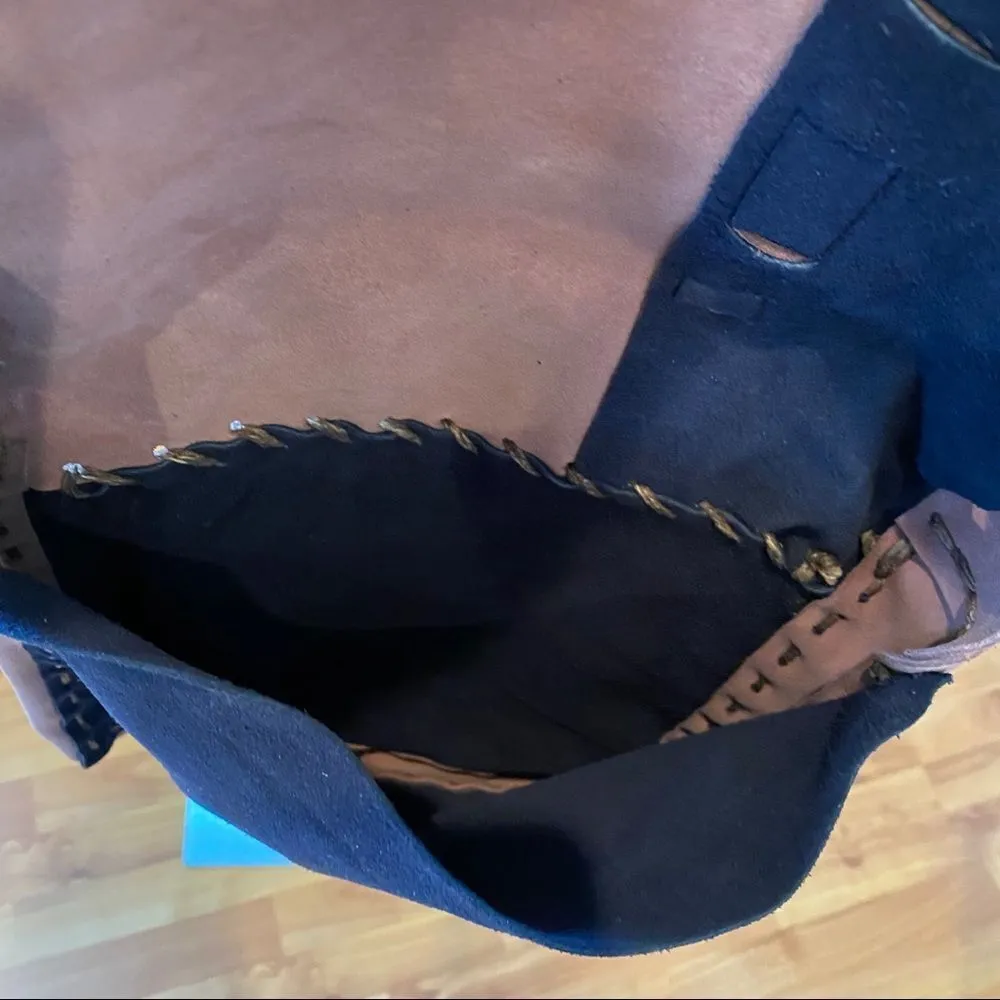 Genuine Leather Handmade in Ecuador Messenger Bag Brown - Image 8