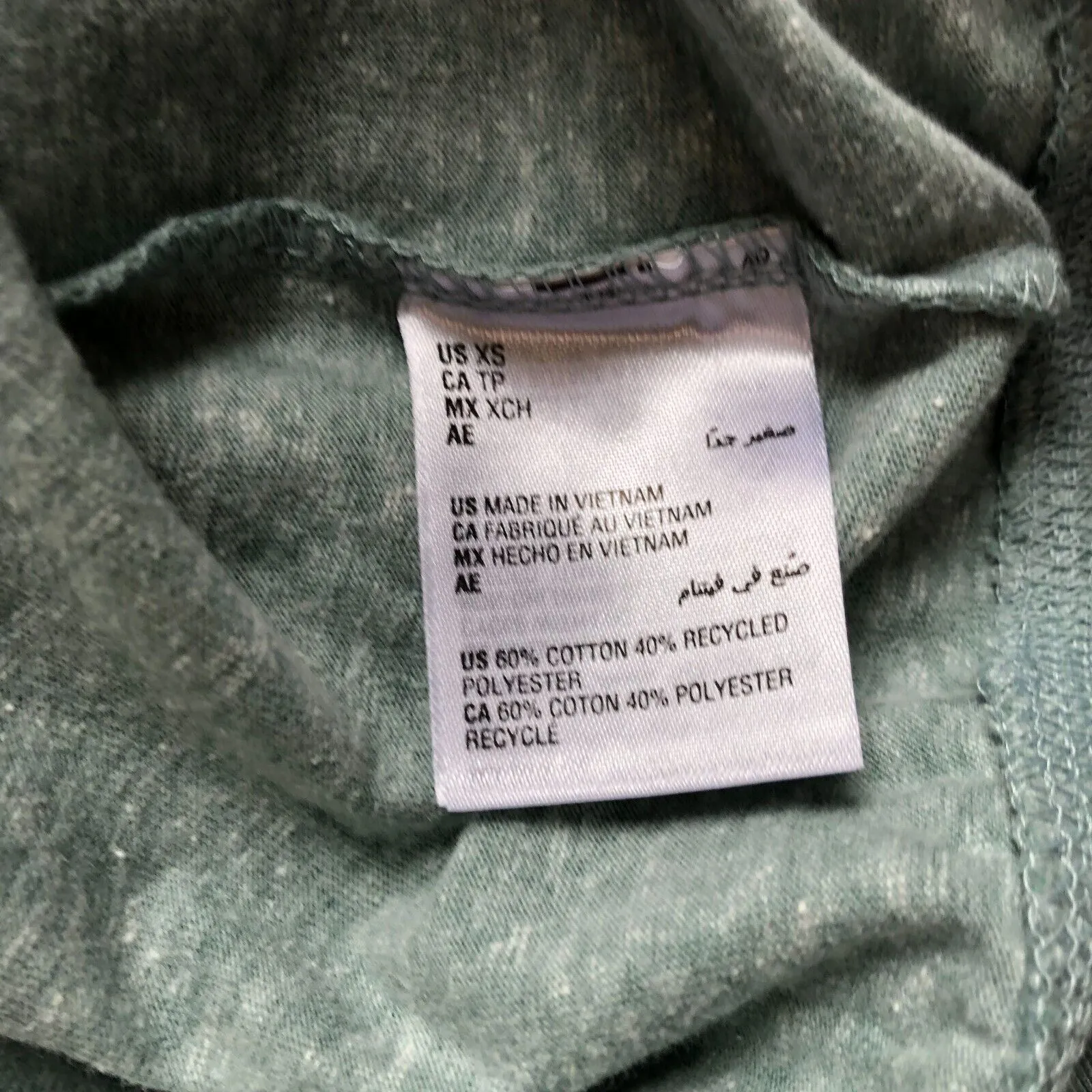 Ideology Womens Jacket XS Green Zip Up Hoodie Long Sleeve Drawstring NWT - Image 6