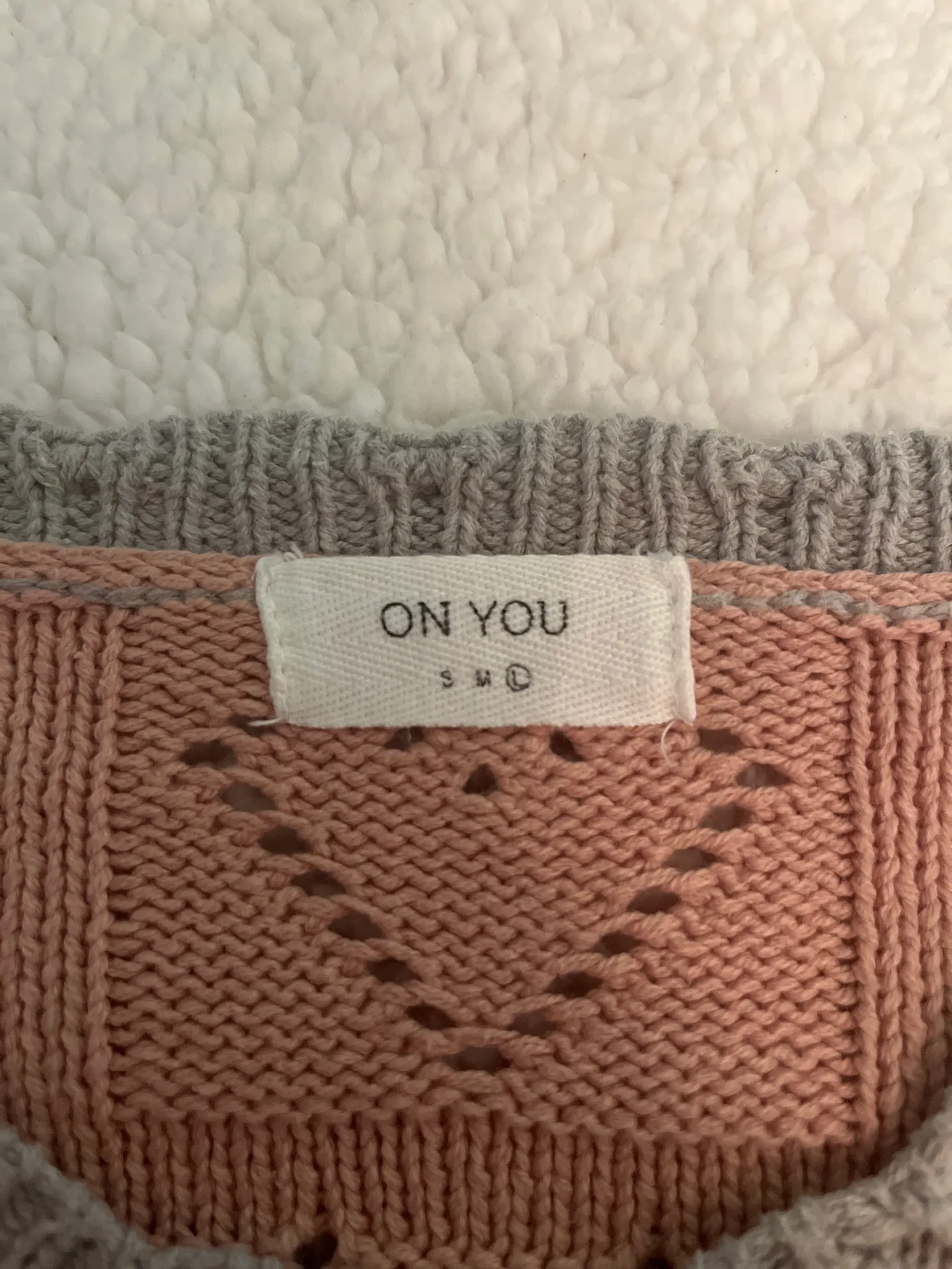 Heart cutout sweater Pink Size L - Image 2