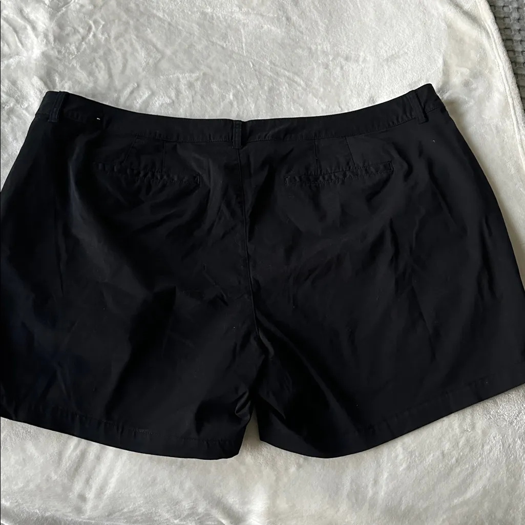Lane Bryant Classic Black Women's Shorts NWT - Image 5