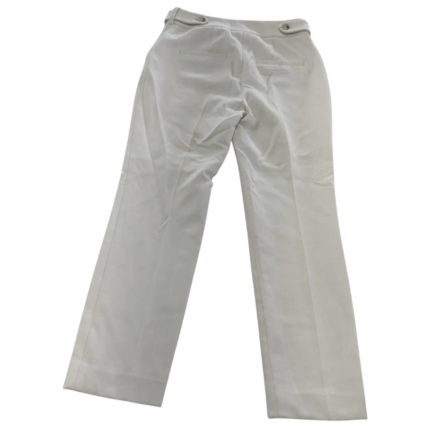 Veronica Beard Pants Womens 2 White Gamila Straight Leg Classic Trouser - Image 4