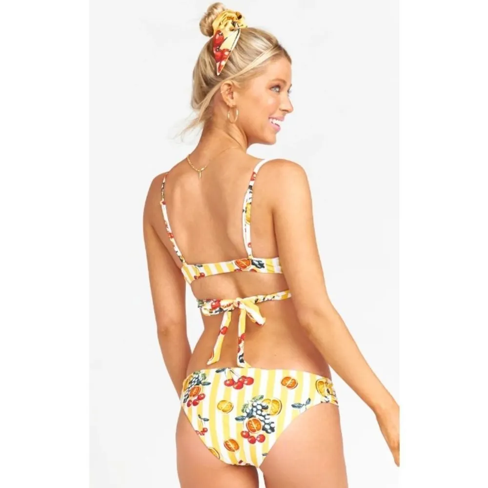 💕SHOW ME YOUR MUMU💕 Fruit Basket Stripe Bikini - Image 4