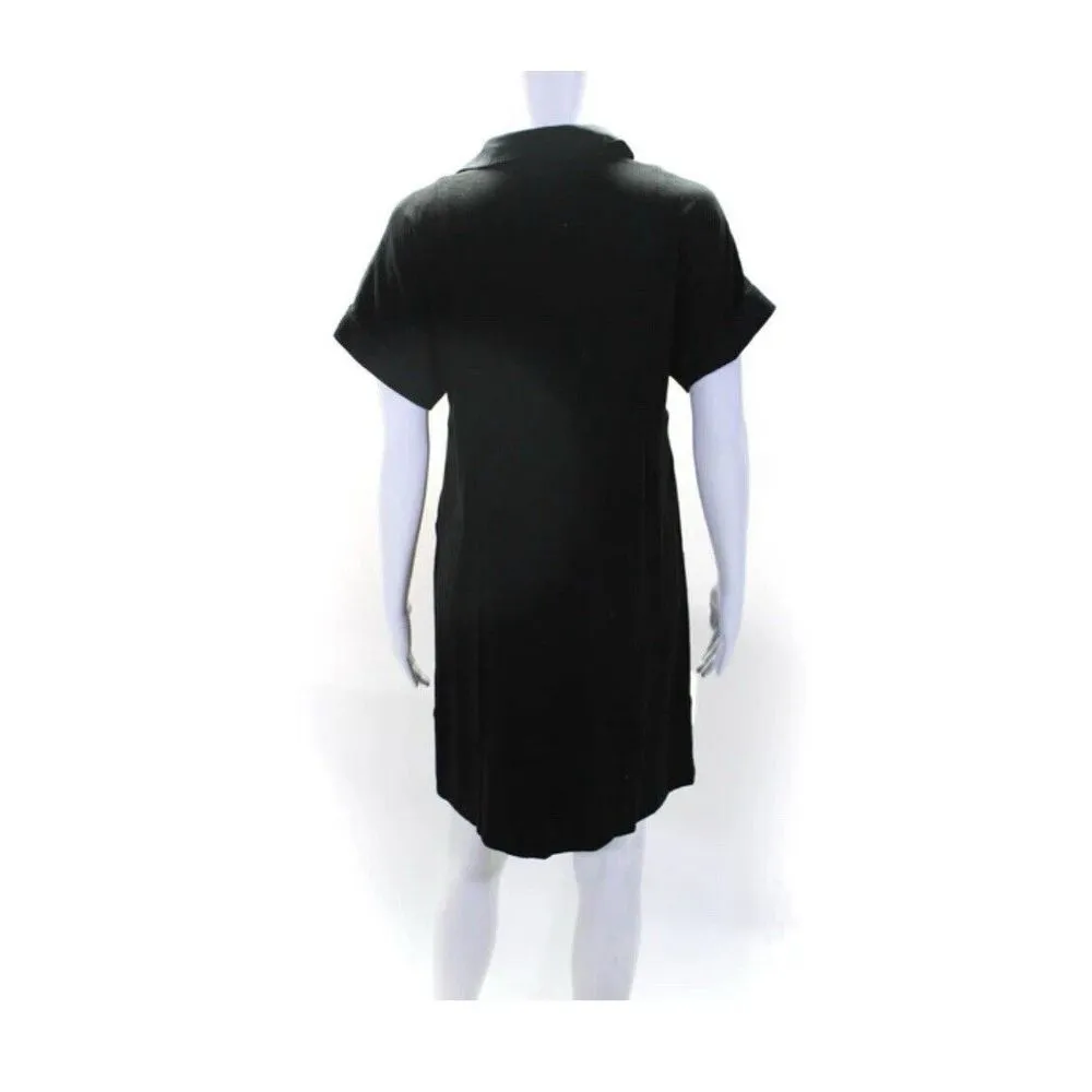 Lafayette 148 New York Womens Collared V - Image 9