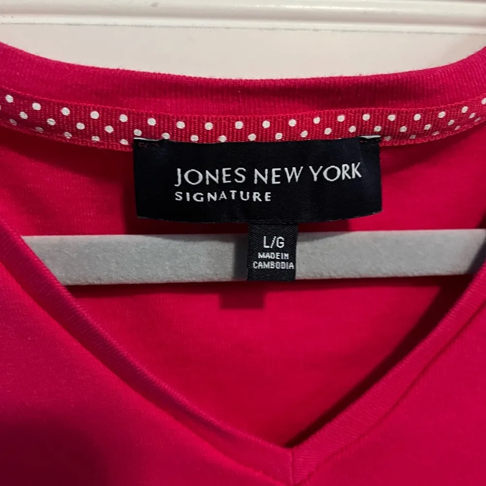 Jones New York- Pink Shirt Size Large - Image 3