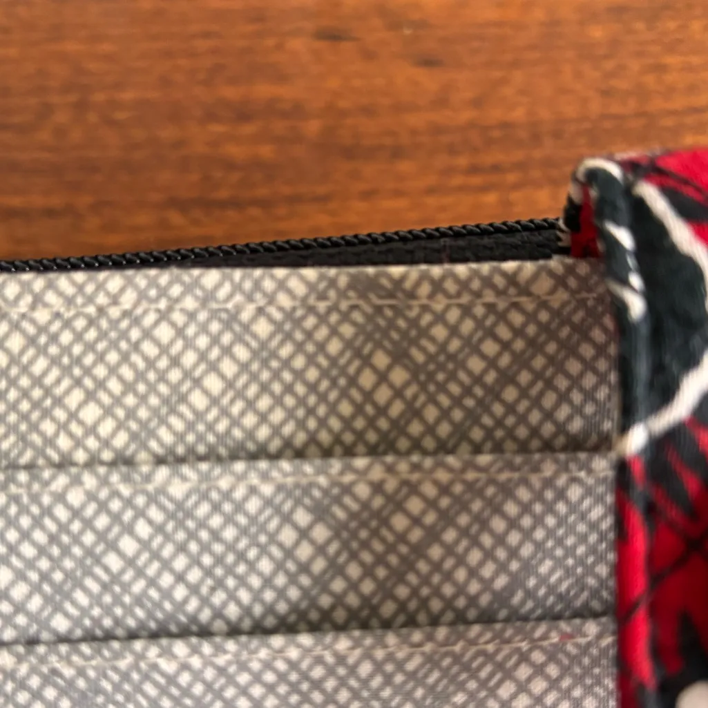 NWOT BELLA TAYLOR Red and Black Quilted Floral Wallet with Coupon Organizer! - Image 7