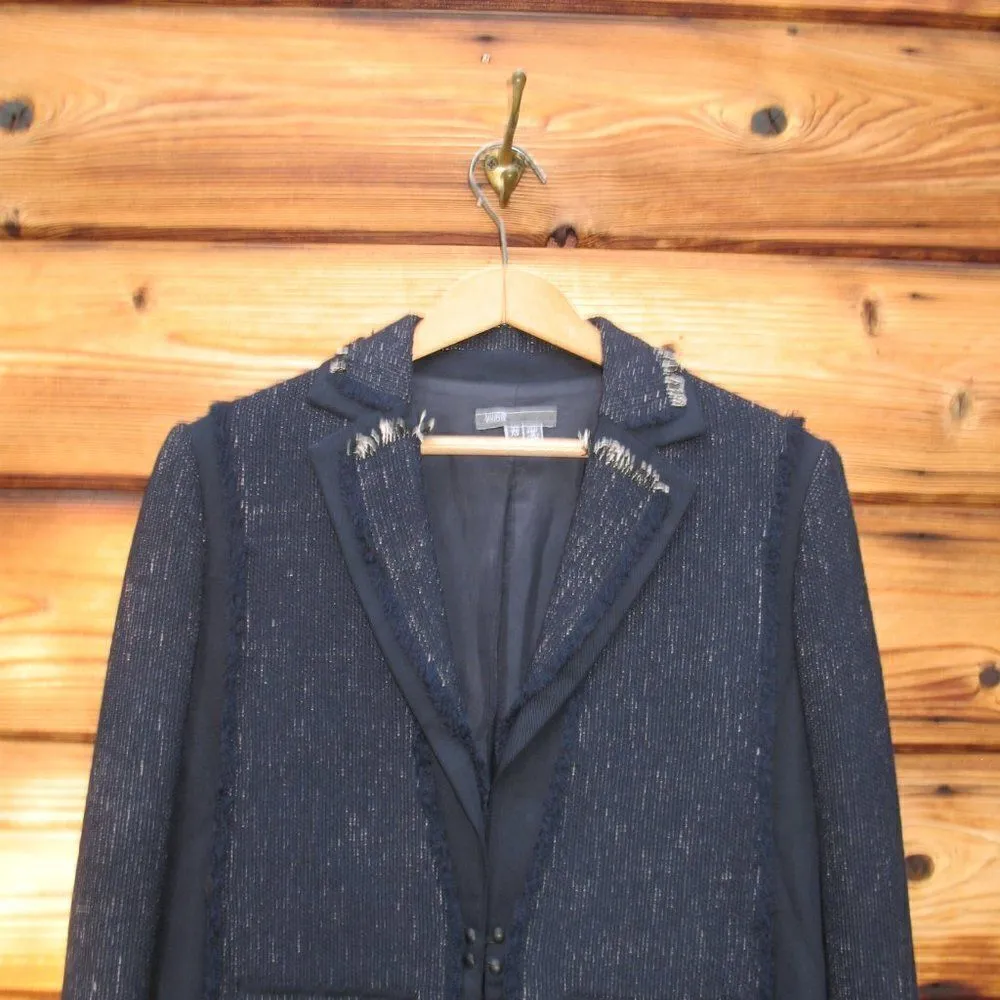 NWOT Vince Blue Tweed Jacket - Image 4