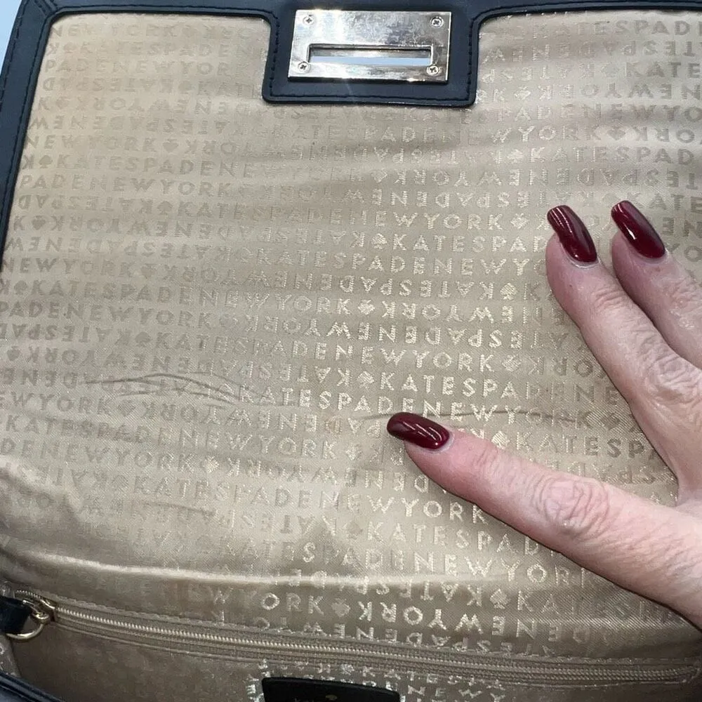 Kate Spade Harwood Place Fiona Leather Square Crossbody Bag - Image 12