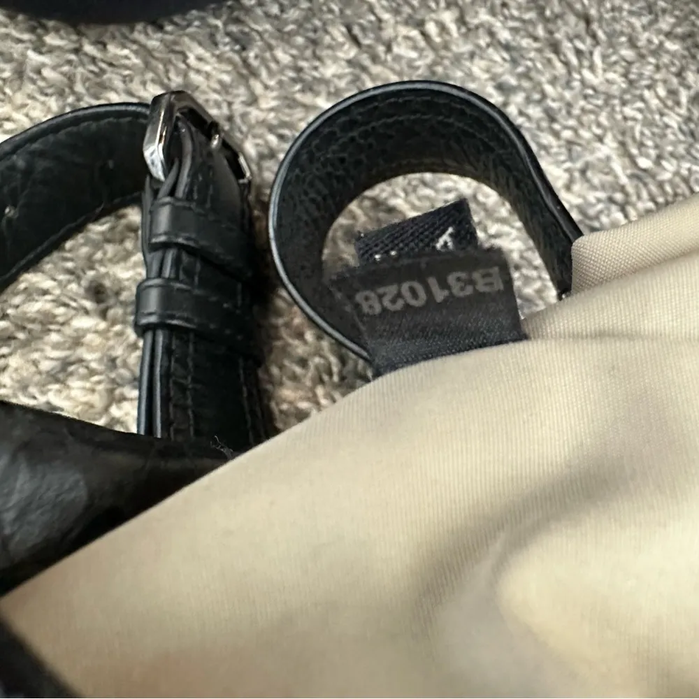 Cole Haan Black Leather Tote Crossbody Purse - Image 9