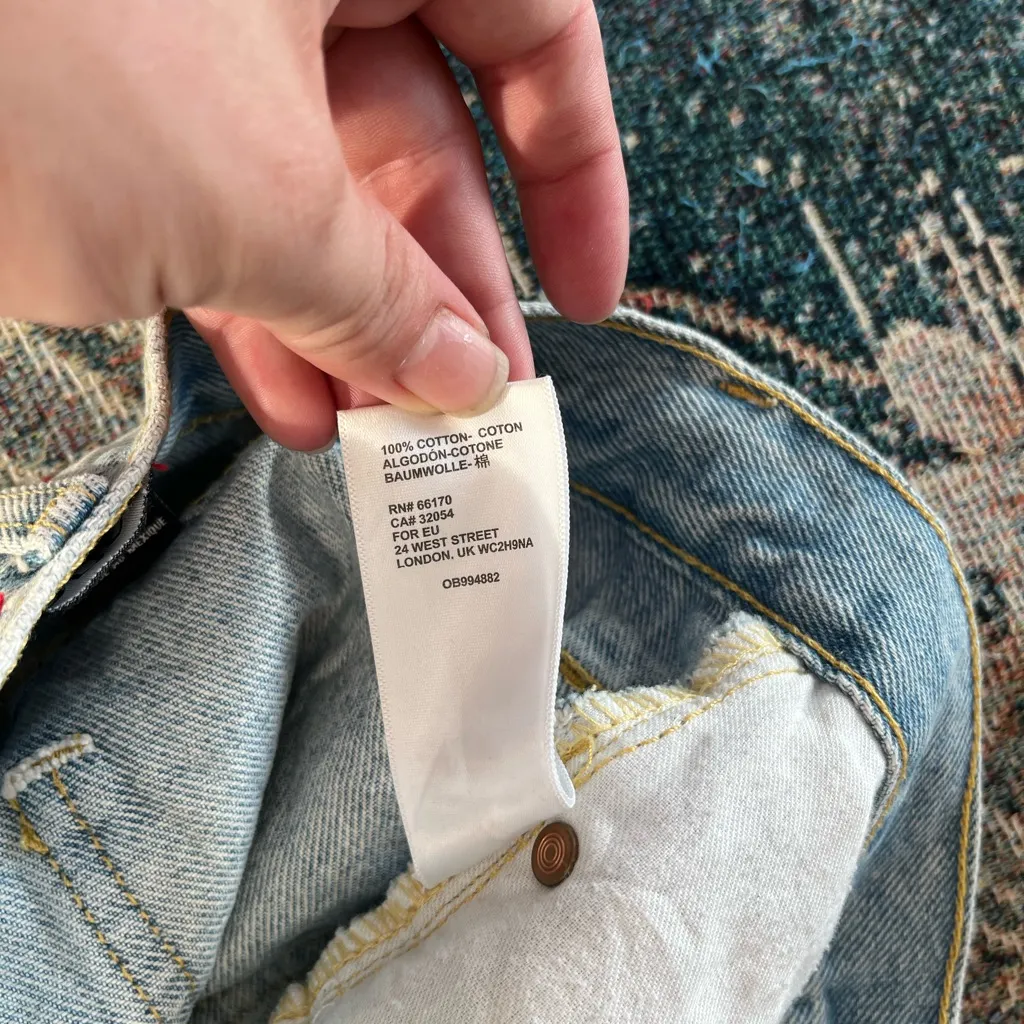 Vintage BDG Urban Outfitters High Waist Light Wash Bootcut Jeans 90s Streetwear - Image 16