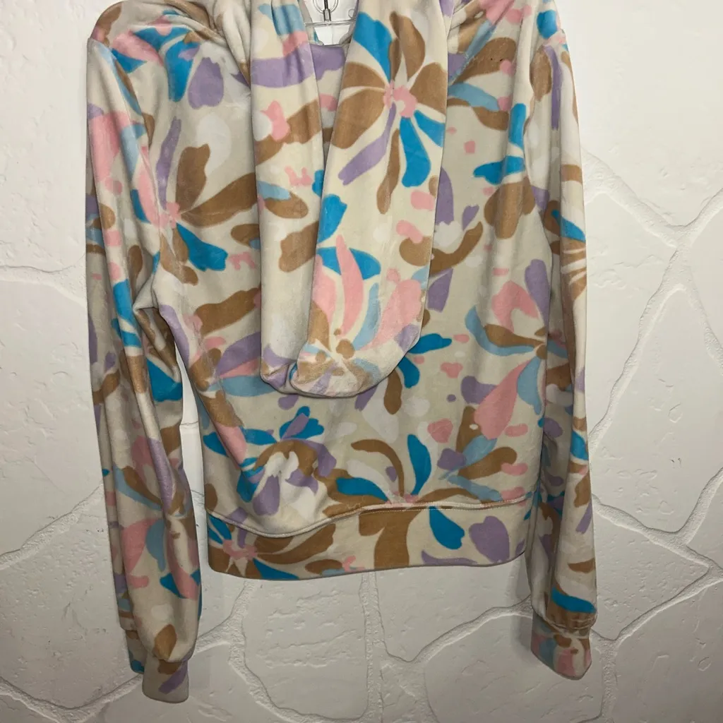 Juicy Couture Multicolor Floral zip up - Image 2