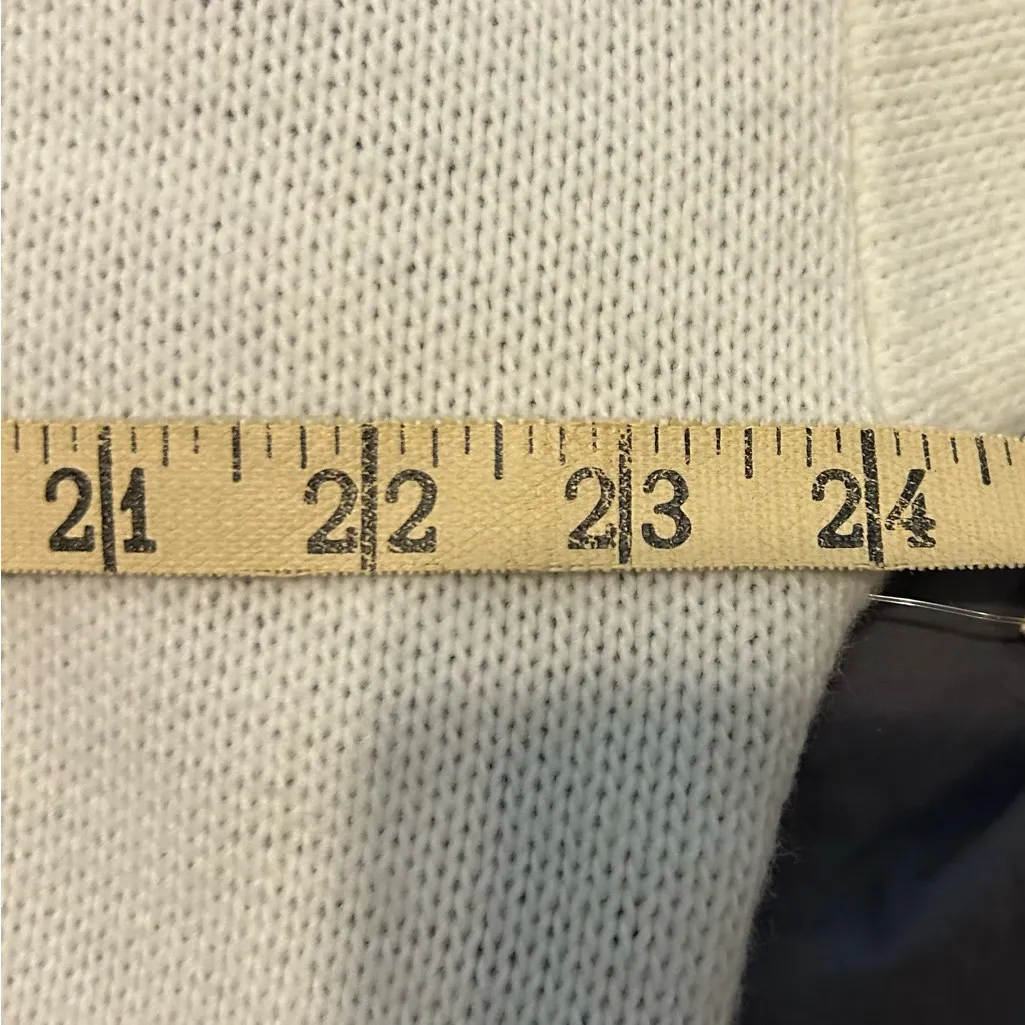 Norton mcnaughton vintage white floral embroidered sweater size large nwt - Image 7