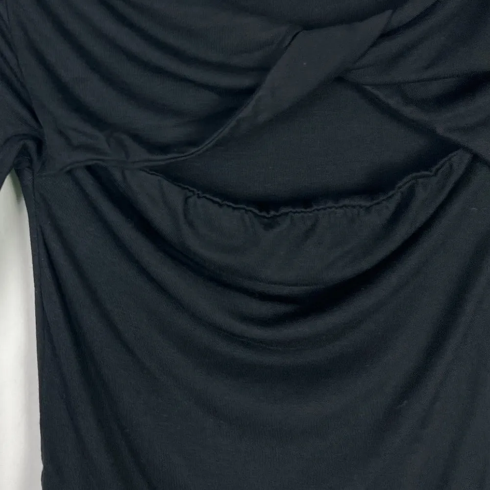 NWT Six/Fifty Black Off The Shoulder with Front Cut Out Shirt Size Medium M NEW - Image 3