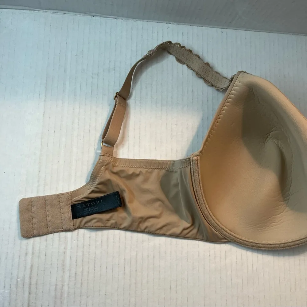 Natori Bra Pure Luxe Underwire Bra in Cafe Sz 36DDD/ 36F GUC Style #732080 - Image 11
