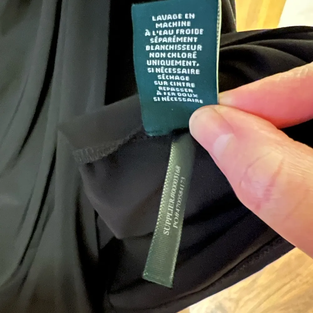 Lauren Ralph Lauren Solid Black Womens Essentials Dress Size 8 MSRP $130 NWT - Image 8