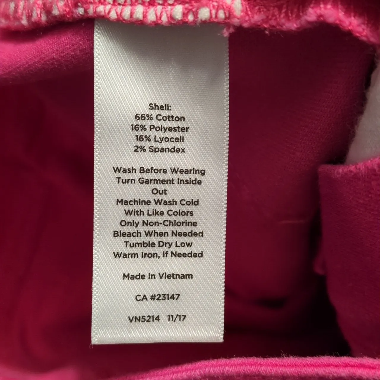 Talbots Hot Pink Flawless Slim Ankle Jeans Size 6 - Image 4