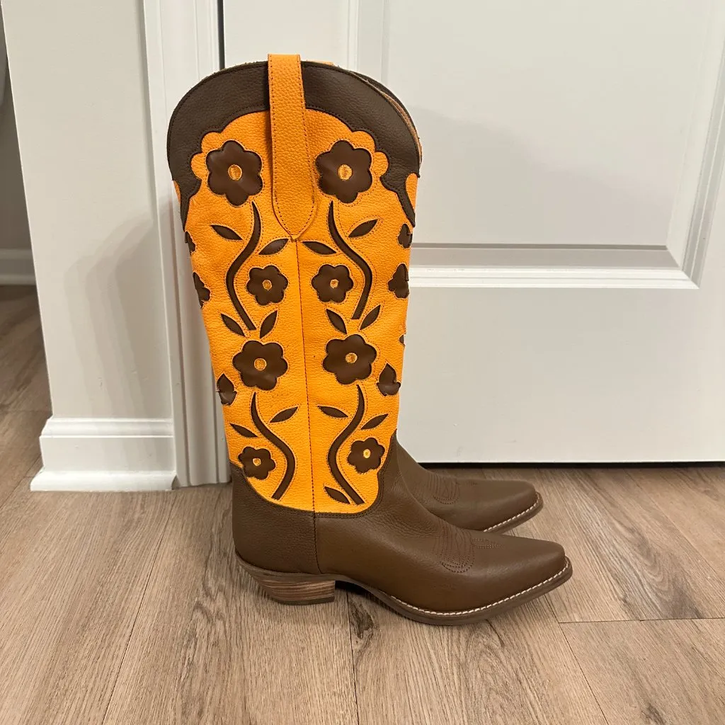 DINGO Goodness Gracious Western Boot in Brown Size US 8 - Image 4