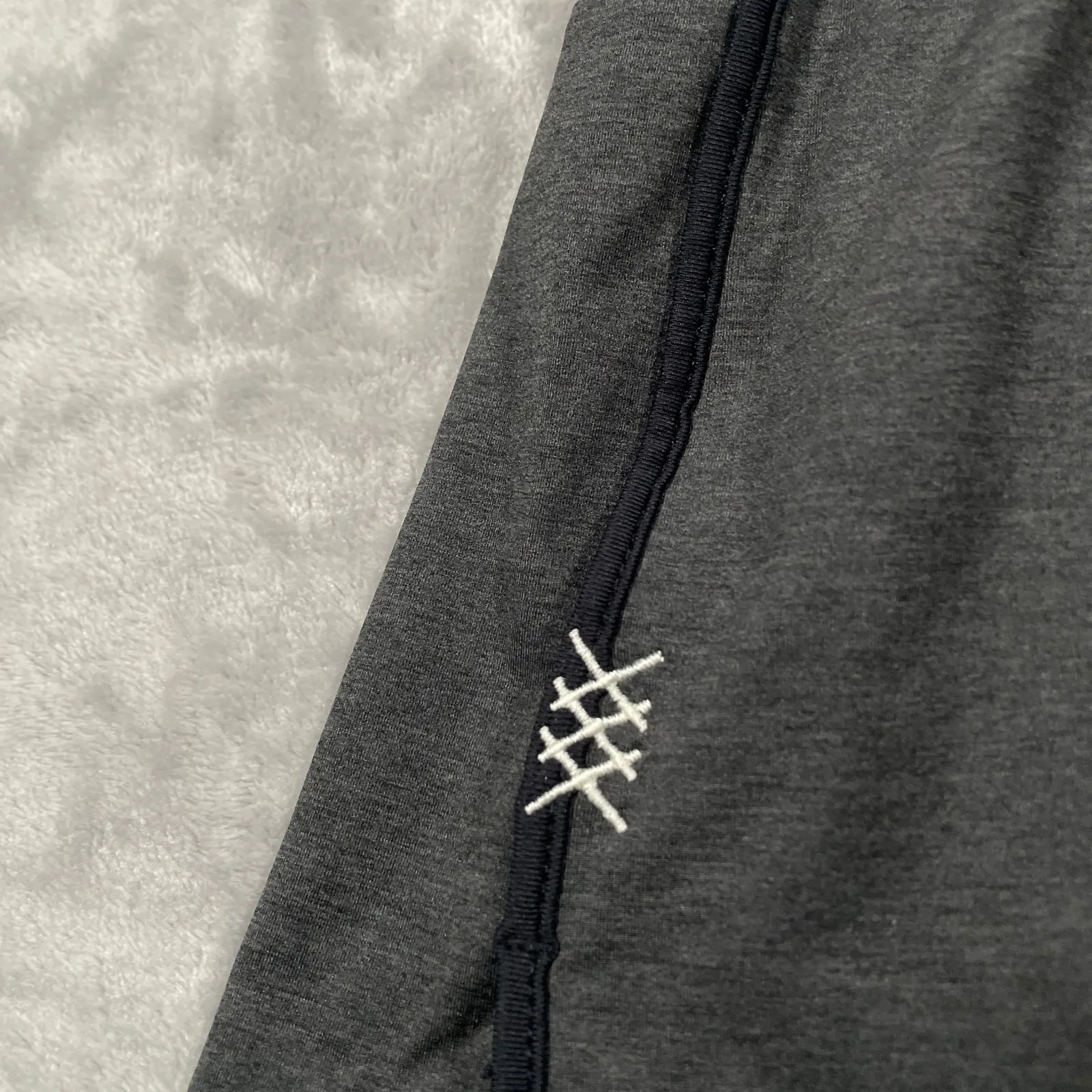 Rhone Shorts Womens Large Grey Lined Running Activewear Performance Training Gray - Image 6