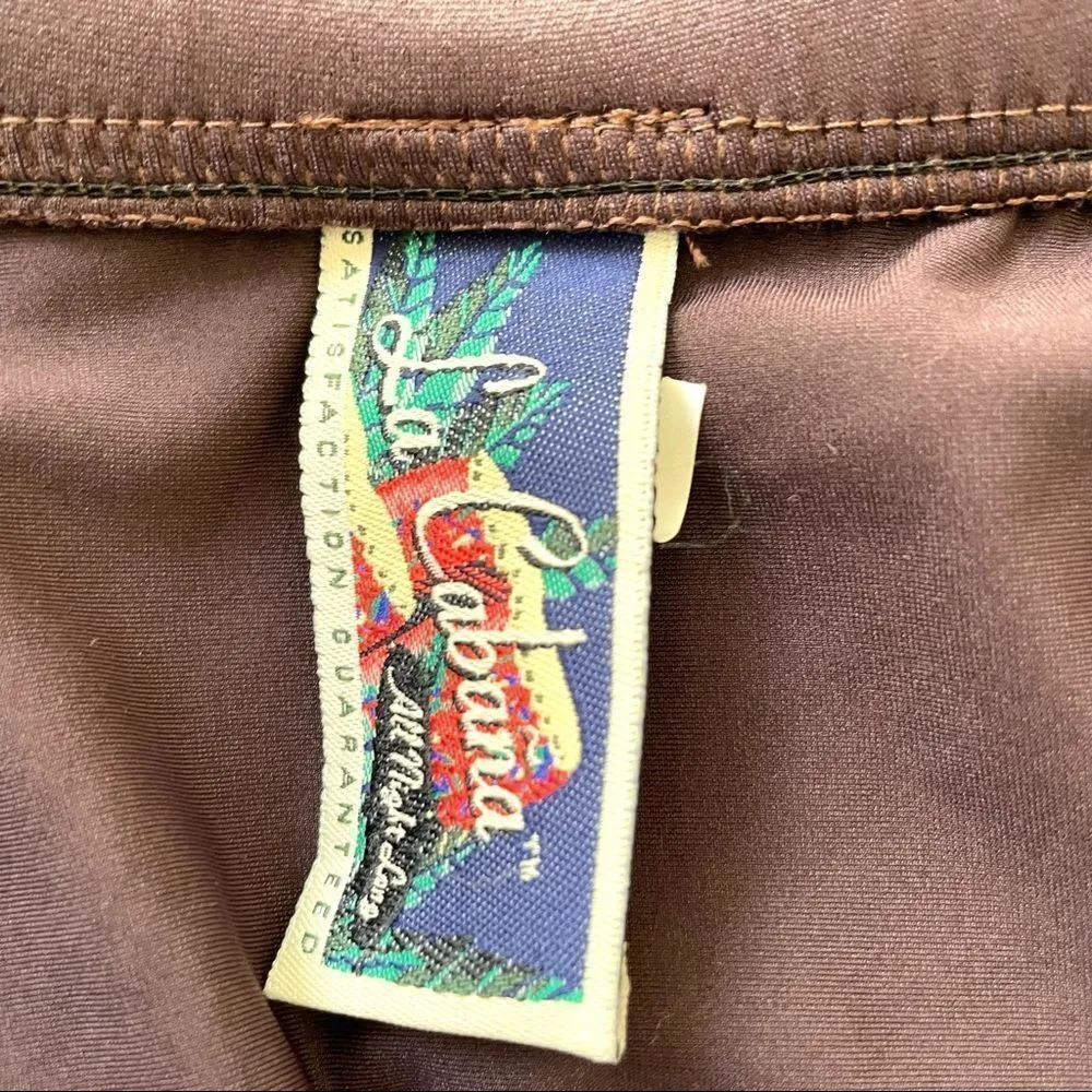 La Cabana brown bathing suit skirt bottom Brown Size 10 - Image 6