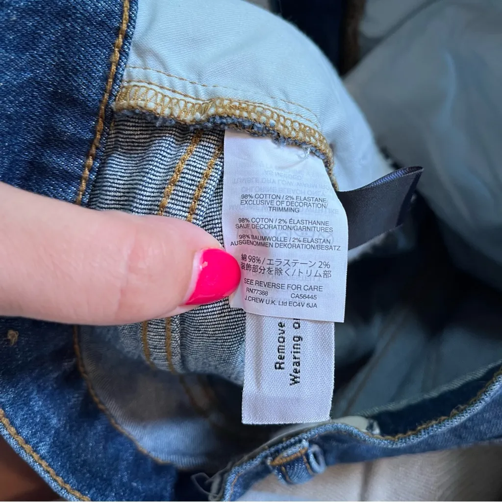 Madewell High-Rise Denim Shorts Glenoaks Wash Cutoff Edition size 27 - Image 3